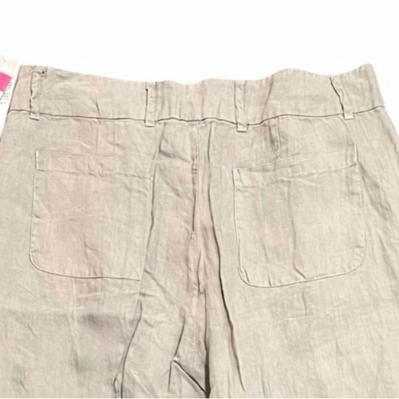 Fresh Produce Womans Wide Leg Linen Pants - Picture 6 of 6